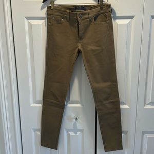 Polo Ralph Lauren leather NWOT 10